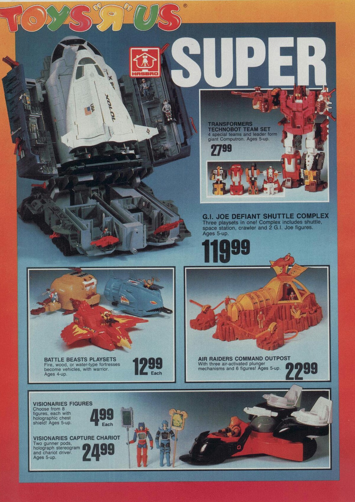 Defiant in 1987 Toys R Us Ad